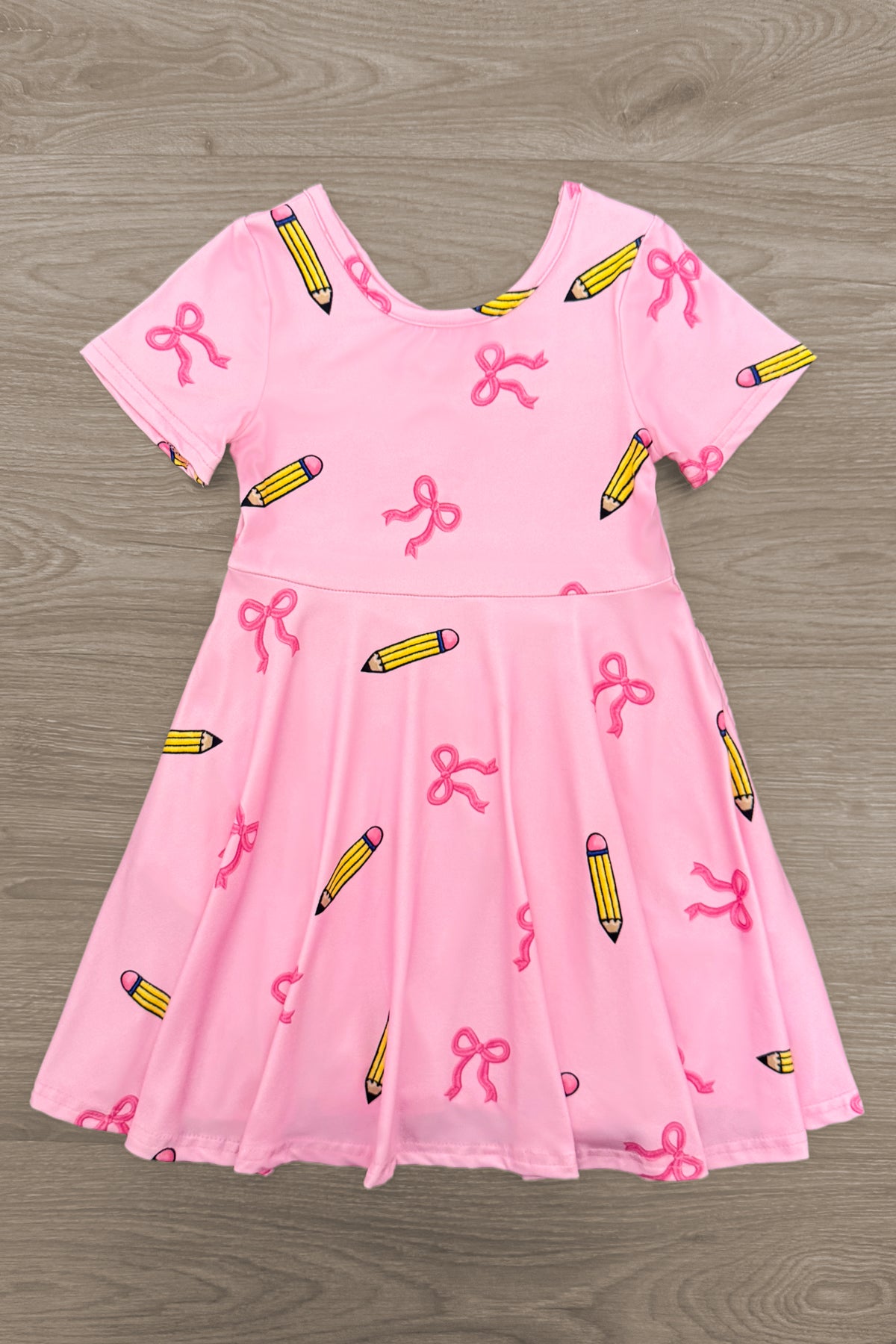 Mom & Me - Pink Pencil & Bow Dress