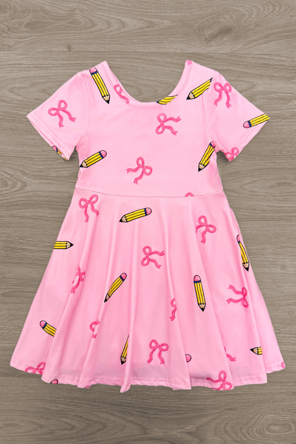 Mom & Me - Pink Pencil & Bow Dress
