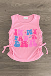 "In My Pre-K - 6th Grade Era" Denim Short Set | Sparkle in Pink