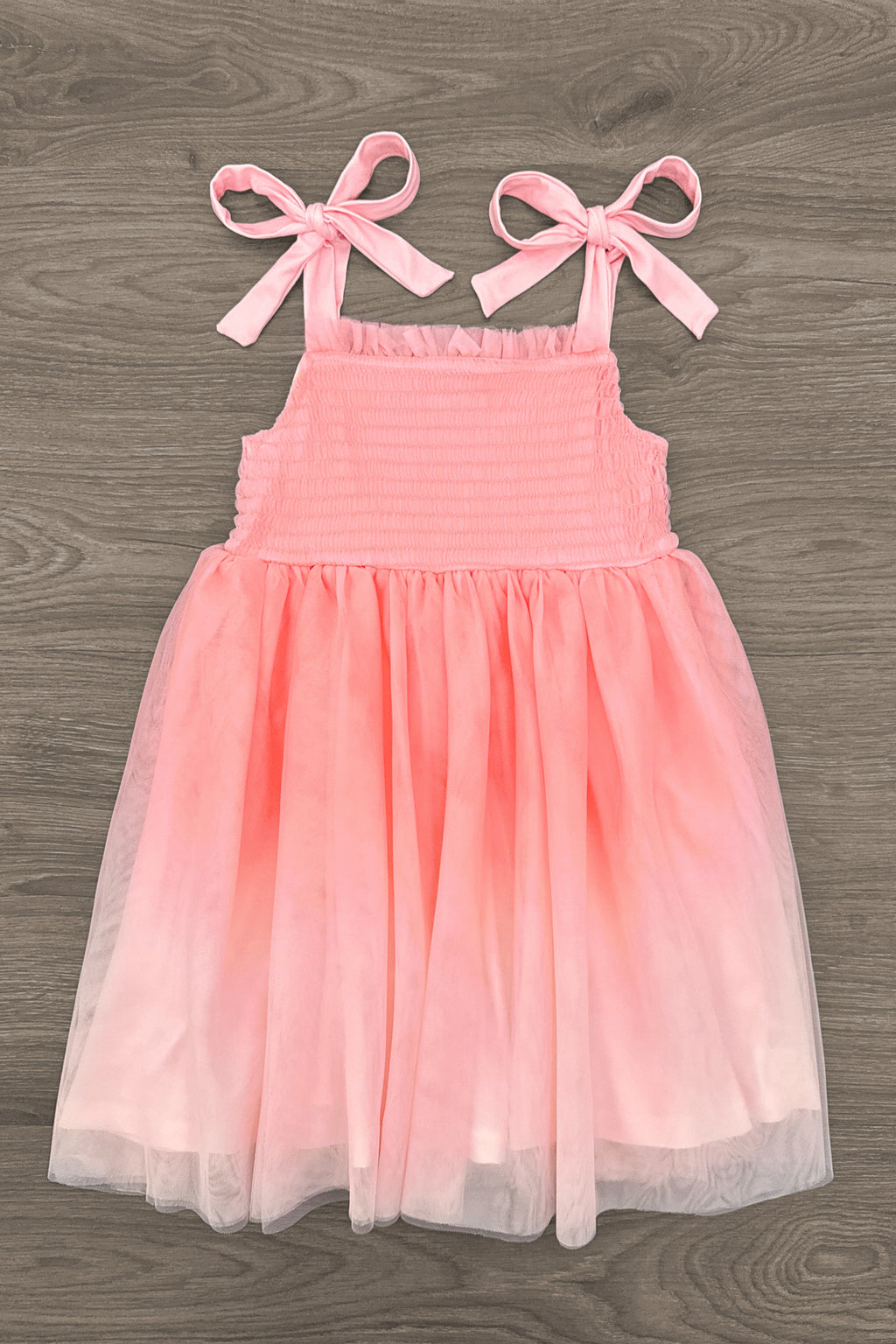 Mom & Me - Light Pink Ombre Tulle Dress