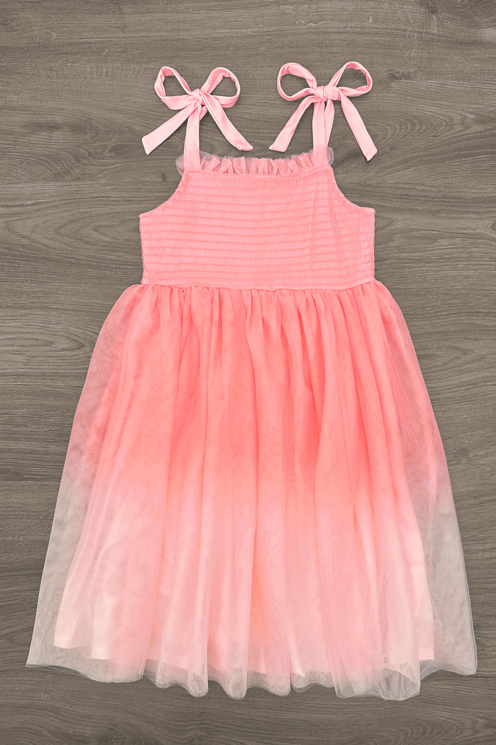 Mom & Me - Light Pink Ombre Tulle Dress