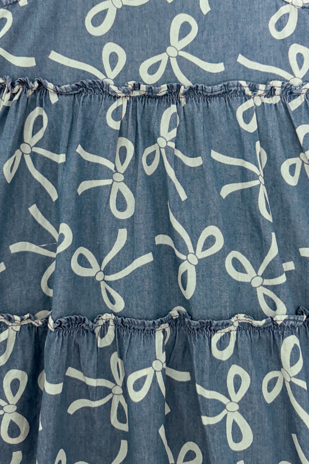 Denim Bow Dress
