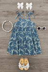 Denim Bow Dress