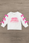 "Cute, Smart & A Little Bit Dramatic" Bell Bottom Set | Sparkle in Pink