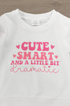 "Cute, Smart & A Little Bit Dramatic" Bell Bottom Set | Sparkle in Pink