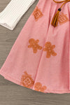 "Oh Snap!" Pink Glitter Gingerbread Dress | Sparkle in Pink