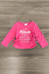 "I Get My Attitude From..." Pink Flare Pant Set | Sparkle in Pink