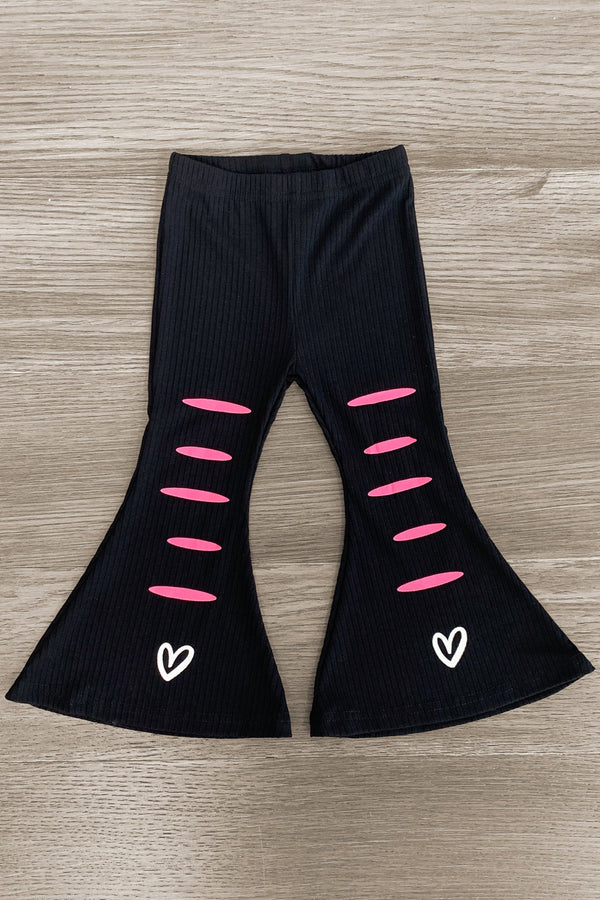 "I Get My Attitude From..." Pink Flare Pant Set | Sparkle in Pink