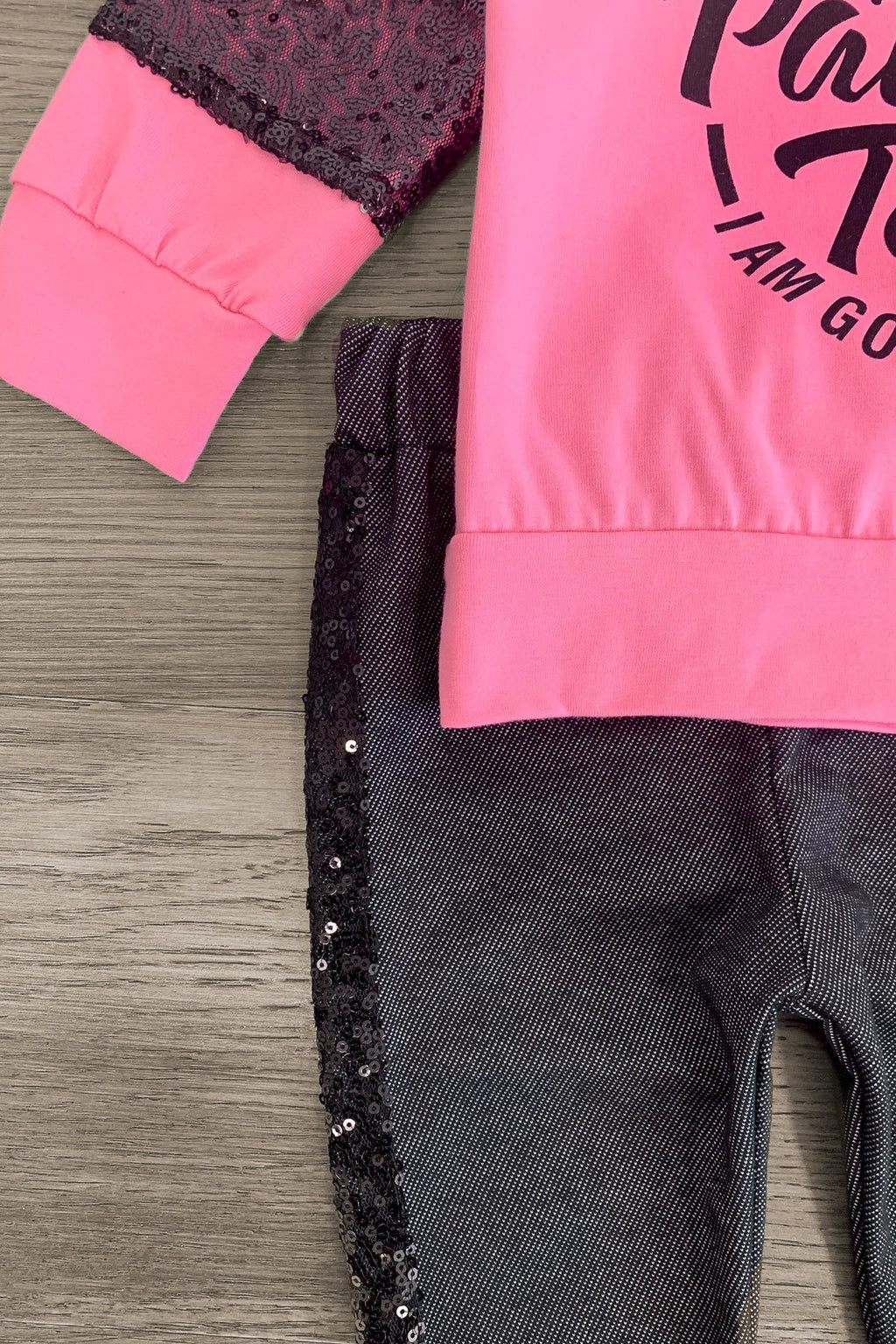 "Professional Patience Tester..." Pink Sequin Pant Set | Sparkle in Pink