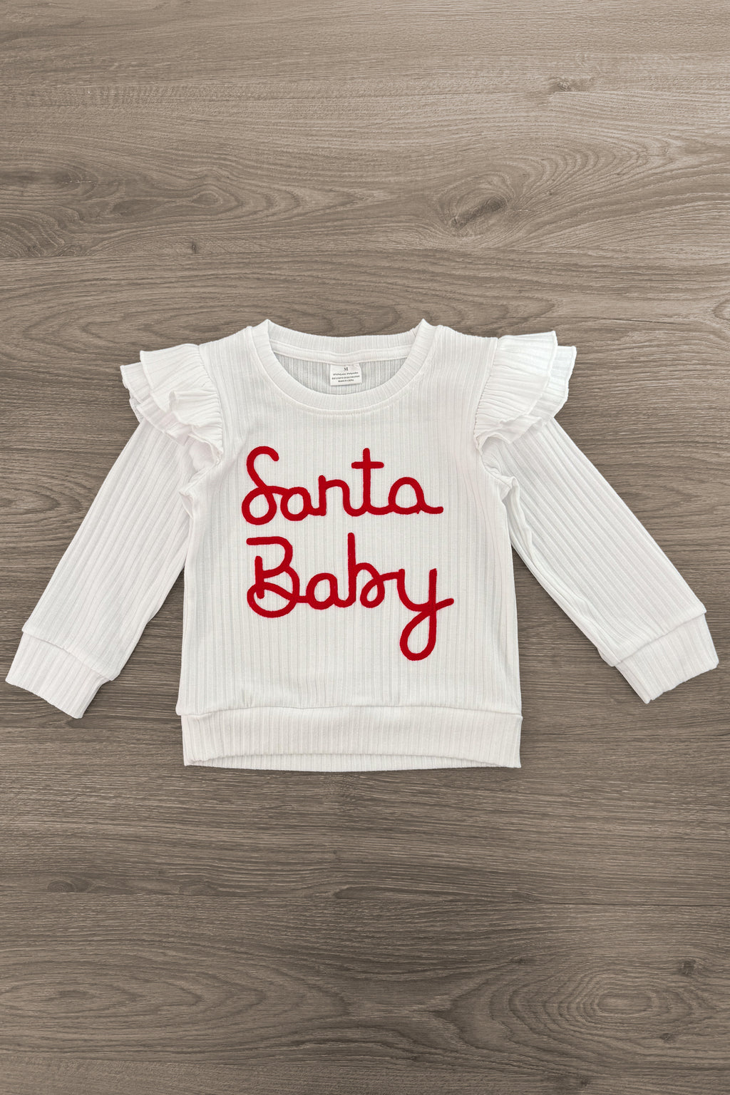 "Santa Baby" Red Velvet Sequin Skirt Set | Sparkle in Pink