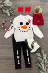 "Up To Snow Good" Knit Sweater Legging Set | Sparkle in Pink