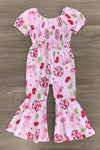 Pink Cherry & Bow Jumpsuit | Sparkle in Pink