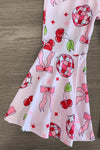 Pink Cherry & Bow Jumpsuit | Sparkle in Pink