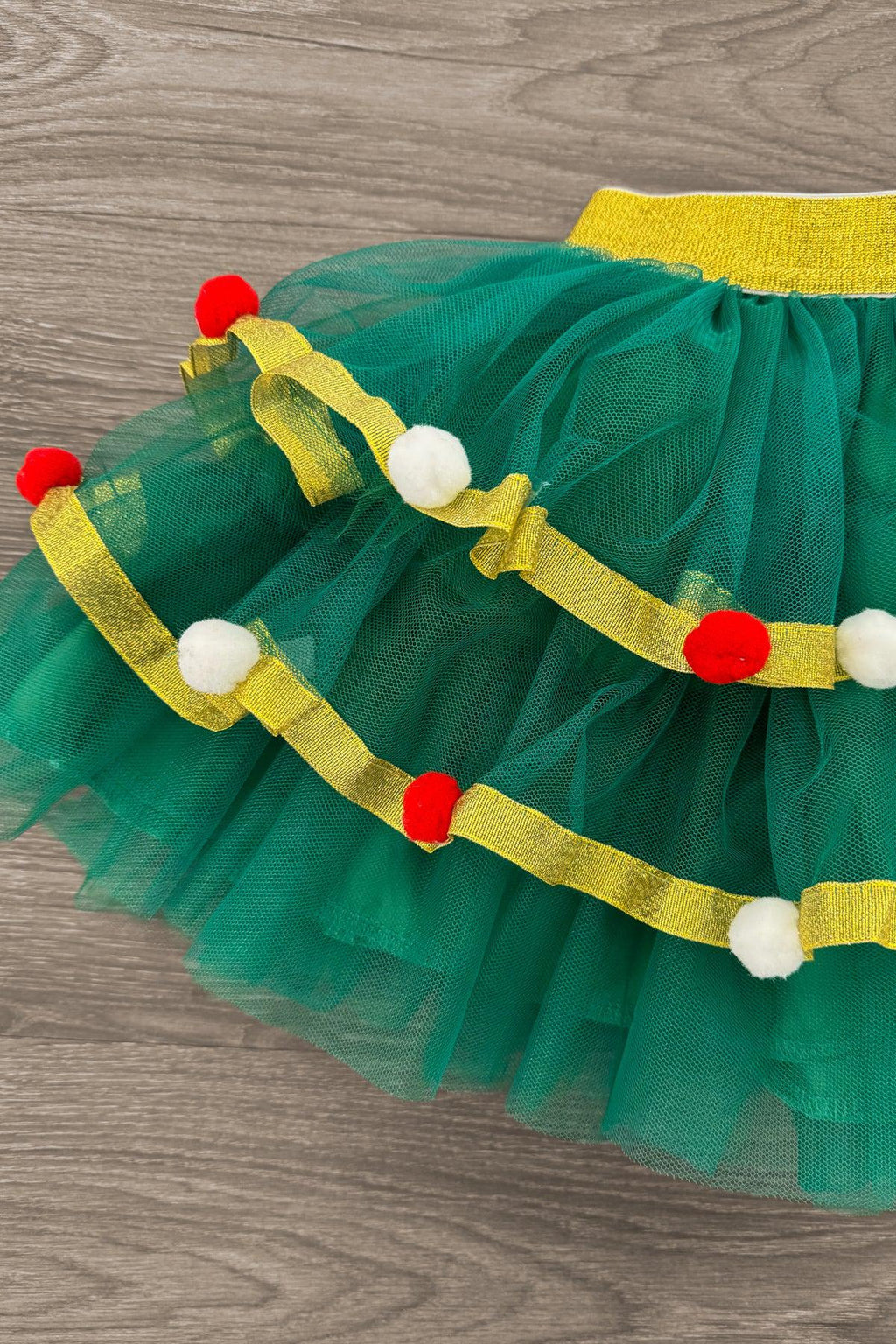 Red & Green Christmas Tree Tutu Skirt Set | Sparkle in Pink