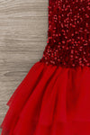"Santa Baby" Sweater Sequin Bell Bottom Set | Sparkle in Pink