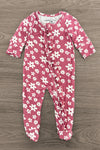 Bamboo Plum Blossom Ruffle Onesie | Sparkle in Pink