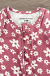 Bamboo Plum Blossom Ruffle Onesie | Sparkle in Pink