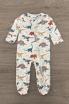 Bamboo Tiny Dino Onesie | Sparkle in Pink