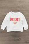 Mom & Me - "Mama & Mini" White Sweatshirt | Sparkle in Pink