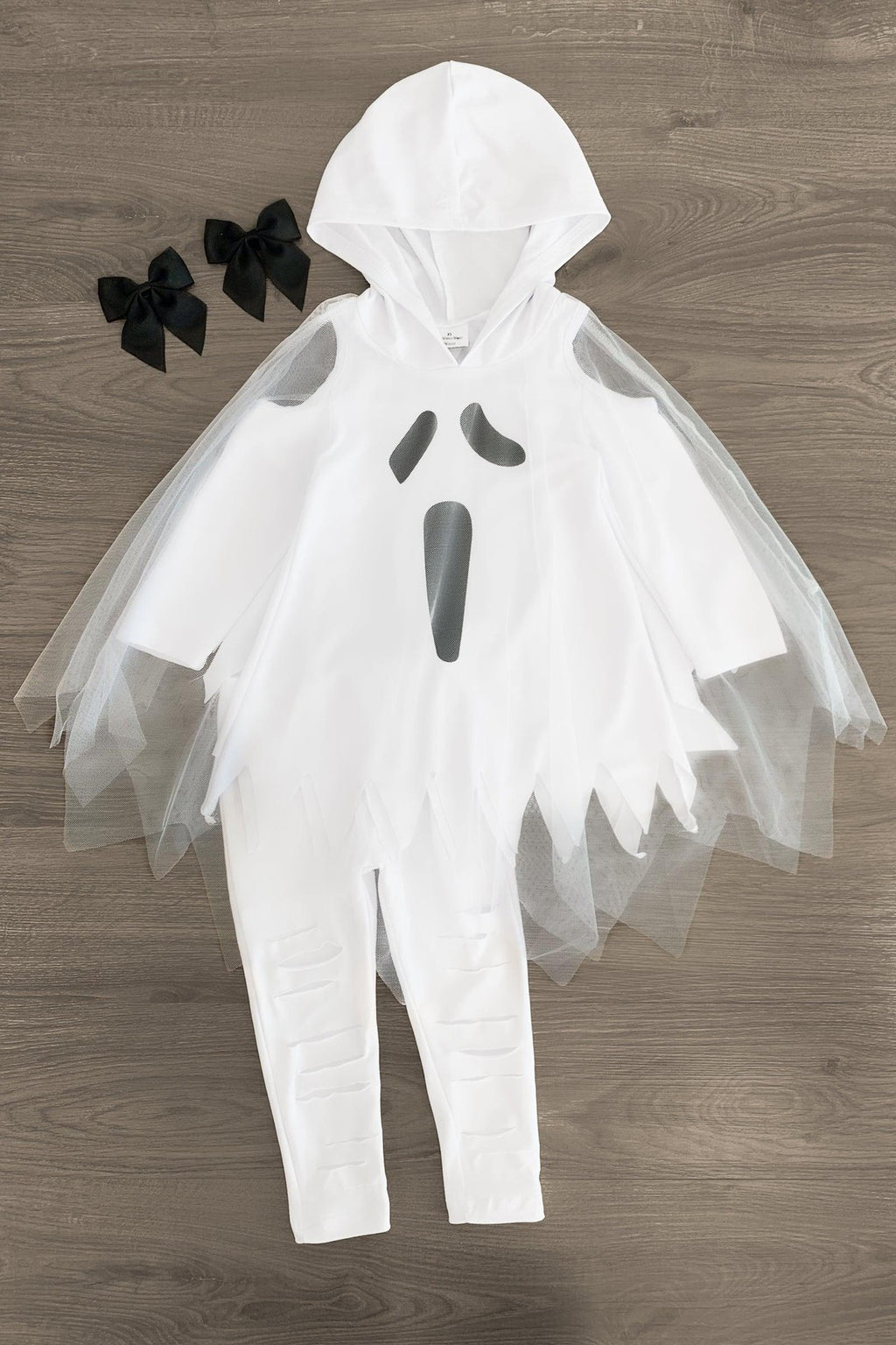 Mom & Me - White Ghost Costume Set - Sparkle in Pink