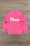 Mom & Me - "Mama & Mini" Pink Bow Sweater | Sparkle in Pink