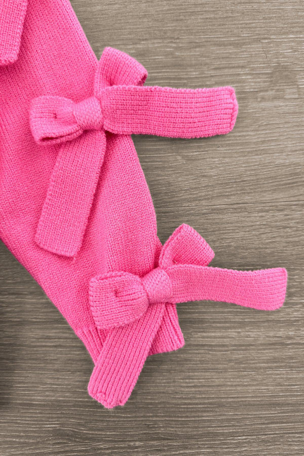 Mom & Me - "Mama & Mini" Pink Bow Sweater | Sparkle in Pink