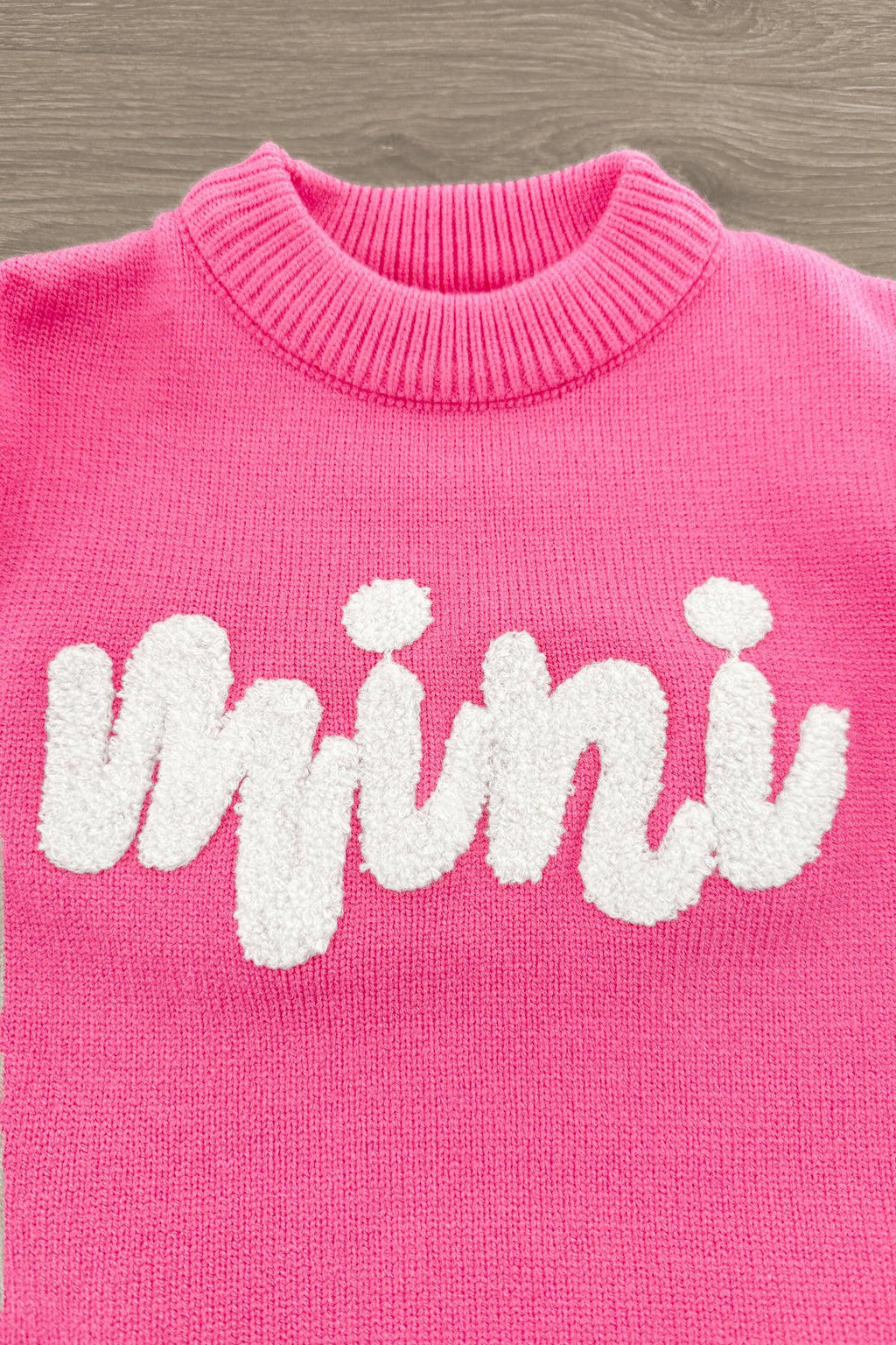 Mom & Me - "Mama & Mini" Pink Bow Sweater | Sparkle in Pink