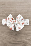 Bamboo Golden Petals Bow Headband | Sparkle in Pink