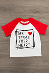 "Mr. Steal Your Heart & Miss Melt Your Heart" Top - Boy or Girl | Sparkle in Pink
