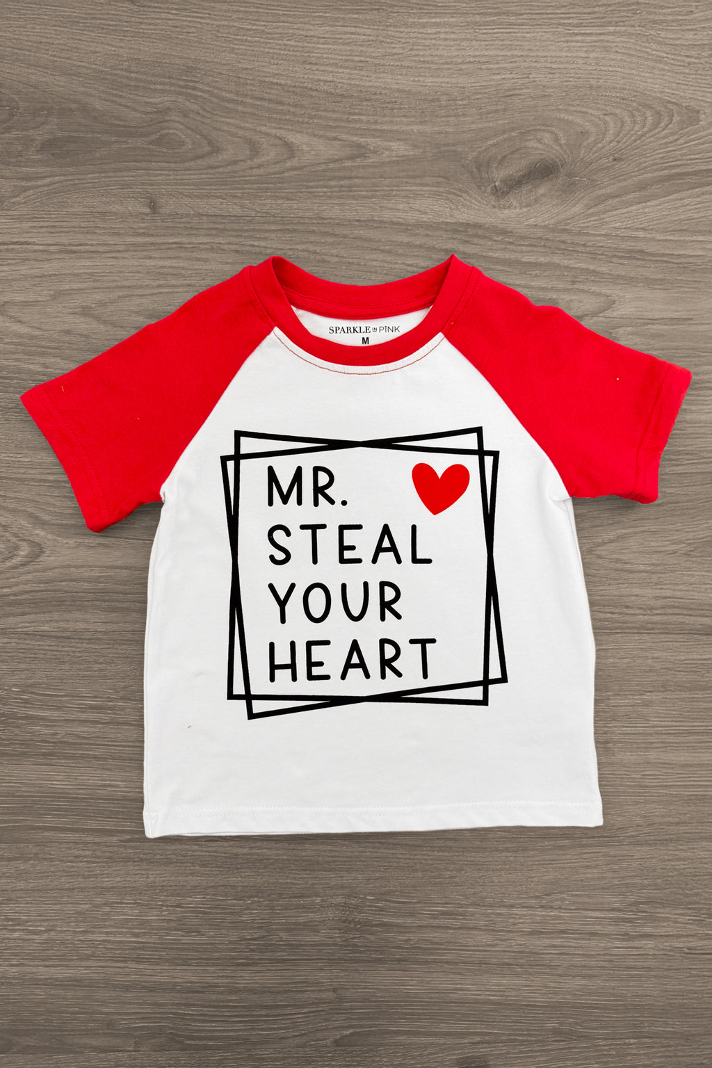 "Mr. Steal Your Heart & Miss Melt Your Heart" Top - Boy or Girl | Sparkle in Pink