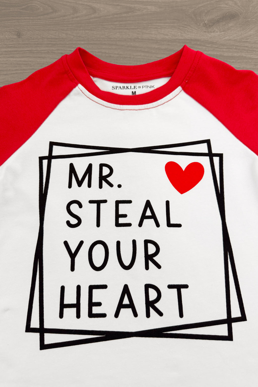 "Mr. Steal Your Heart & Miss Melt Your Heart" Top - Boy or Girl | Sparkle in Pink
