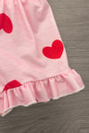 Mom & Me - Pink Ruffle Heart Pajamas | Sparkle in Pink