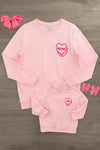 Mom & Me - "Love You Mean It" Pink Top | Sparkle in Pink