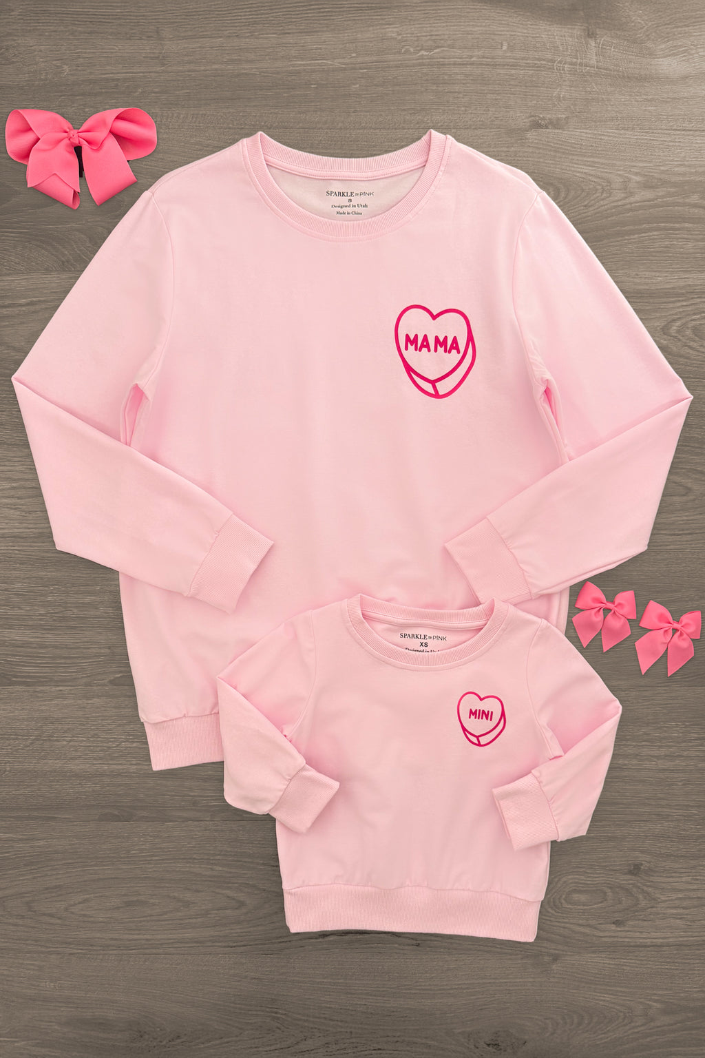 Mom & Me - "Love You Mean It" Pink Top | Sparkle in Pink