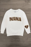 Mom & Me - "Mama & Mini" Football Chenille Patch Top | Sparkle in Pink