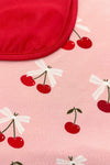 Bamboo Sweet Cherry Double Sided Blanket | Sparkle in Pink