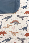 Bamboo Tiny Dino Double Sided Blanket | Sparkle in Pink