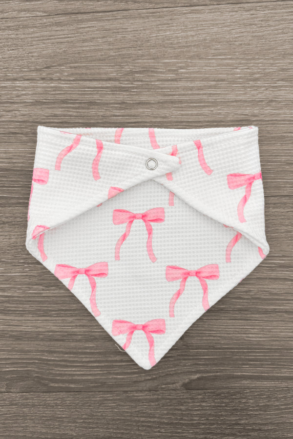 Mom & Me - Blushing Bows Waffle Knit Pajamas