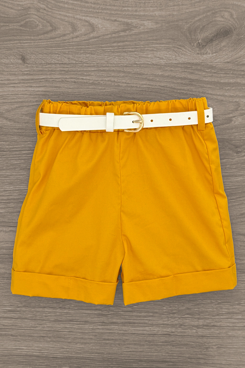 "See Good In All Things" Mustard Short Set | Sparkle in Pink
