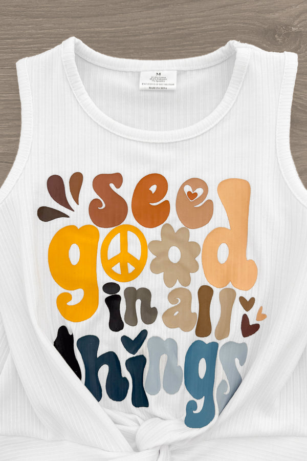 "See Good In All Things" Mustard Short Set | Sparkle in Pink