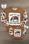 Mom & Me - "Pray Till The Cows Come Home" Top | Sparkle in Pink
