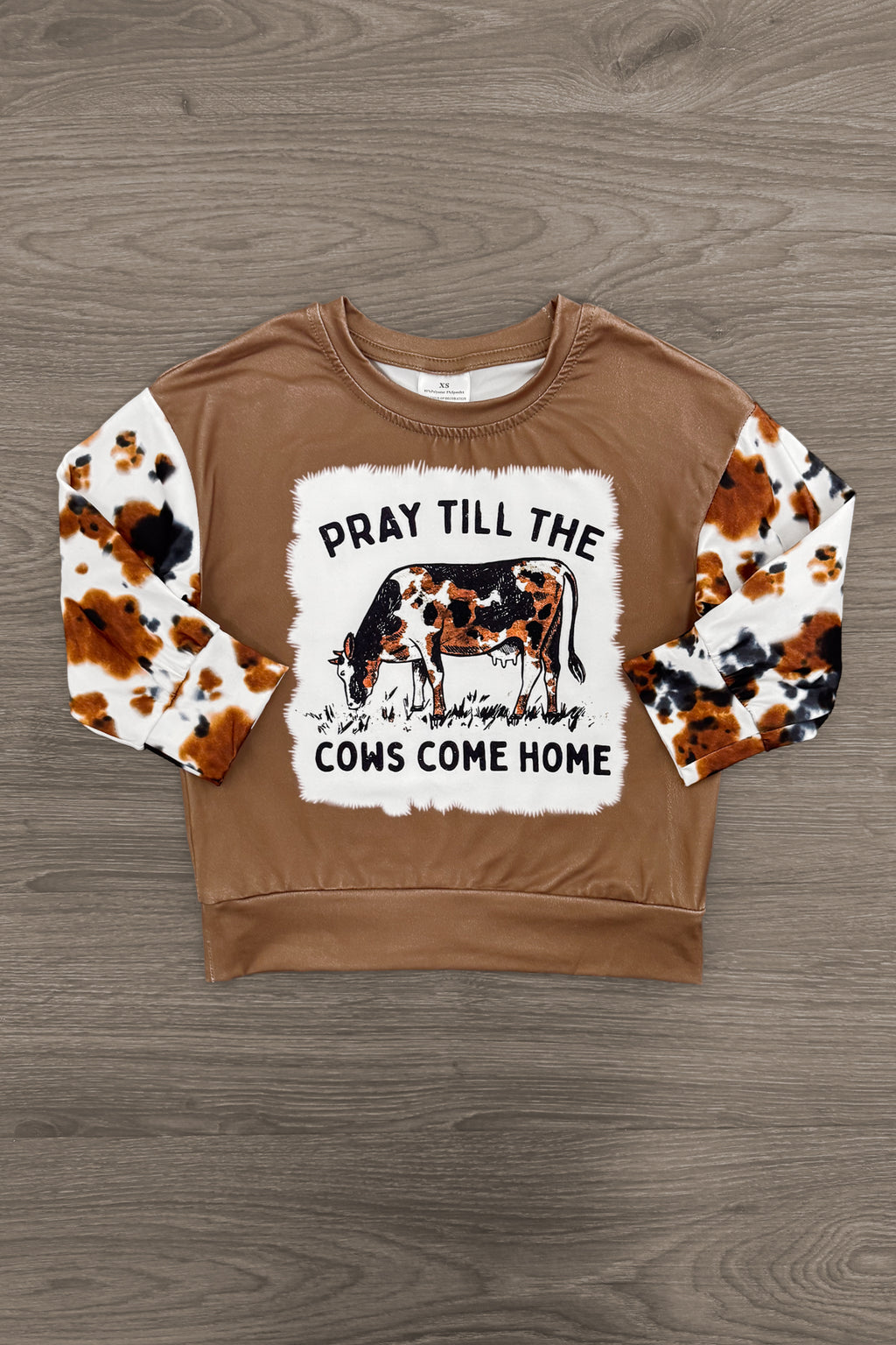 Mom & Me - "Pray Till The Cows Come Home" Top | Sparkle in Pink