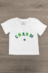 Mom & Kid - "Lucky Charm & Charmer" Top | Sparkle in Pink