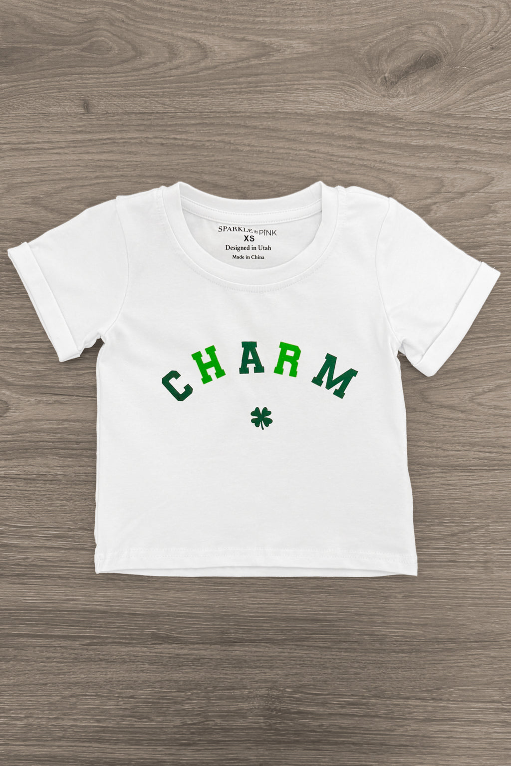 Mom & Kid - "Lucky Charm & Charmer" Top | Sparkle in Pink
