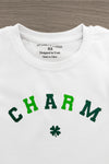 Mom & Kid - "Lucky Charm & Charmer" Top | Sparkle in Pink