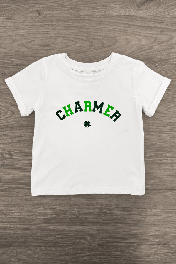 Mom & Kid - "Lucky Charm & Charmer" Top | Sparkle in Pink