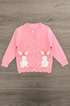 Pink Bunny Sweater Cardigan | Sparkle in Pink