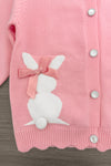 Pink Bunny Sweater Cardigan | Sparkle in Pink