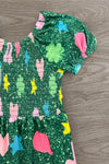 Green Lucky Charm Jumpsuit | Sparkle in Pink