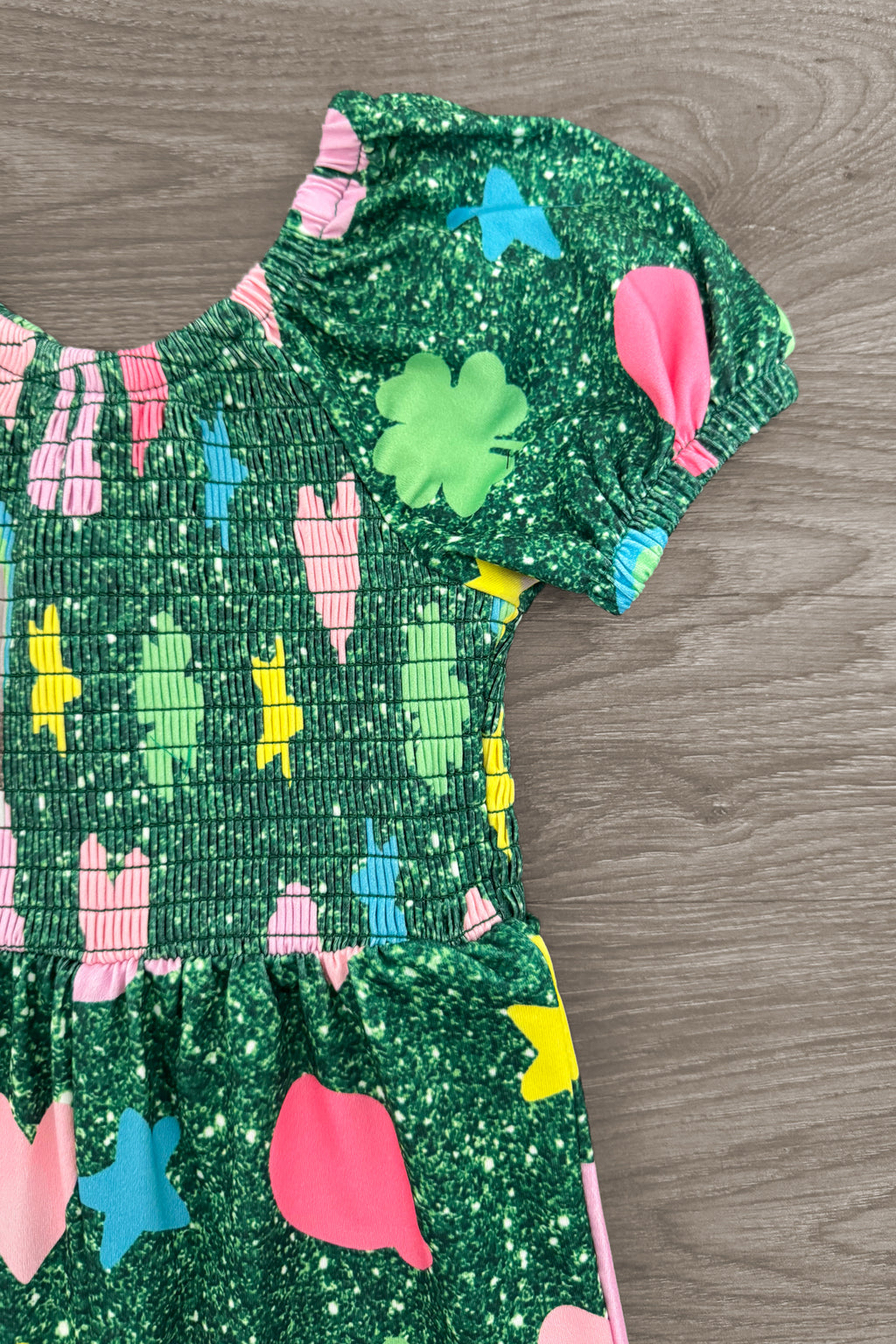 Green Lucky Charm Jumpsuit | Sparkle in Pink